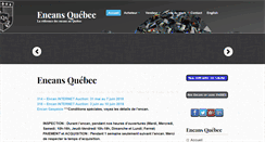 Desktop Screenshot of encansquebec.com